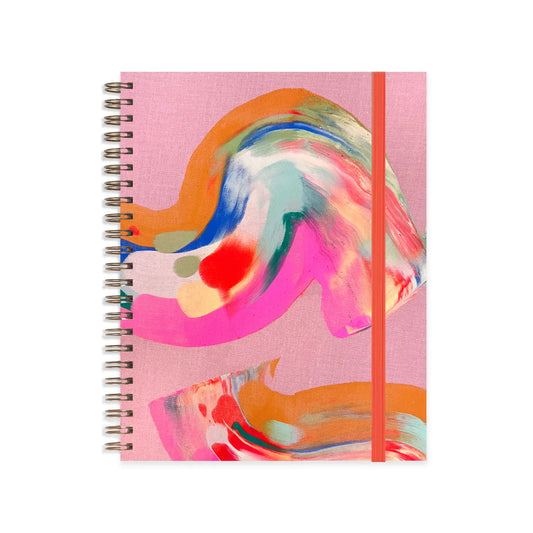 Hand-Painted Palmita A5 Notebook: Ruled