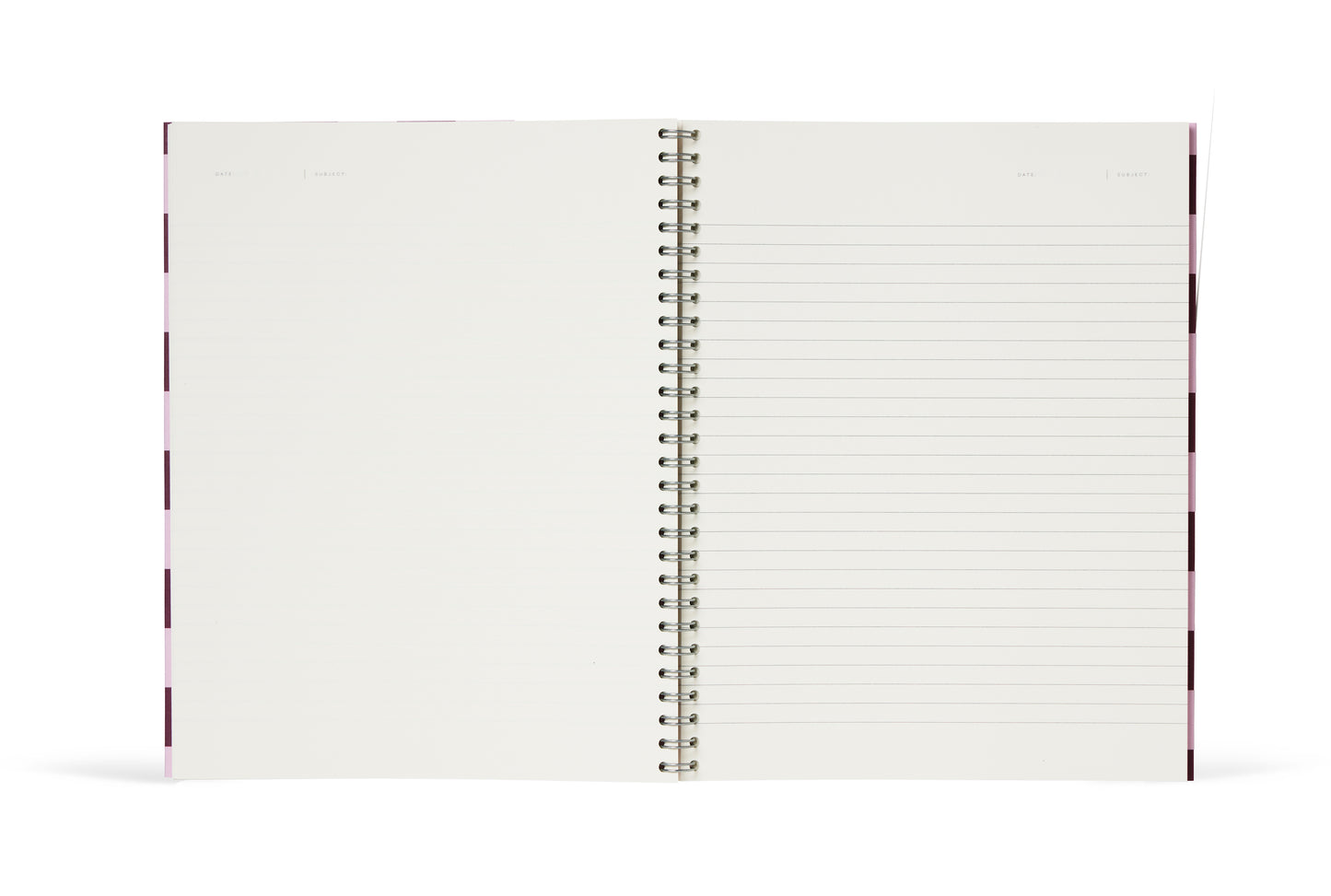 Nela Notebook Large: Bordeaux Check