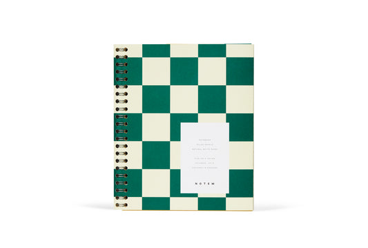 Nela Notebook Medium: Green Check