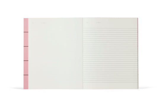 Uma Notebook Large: Rose Check