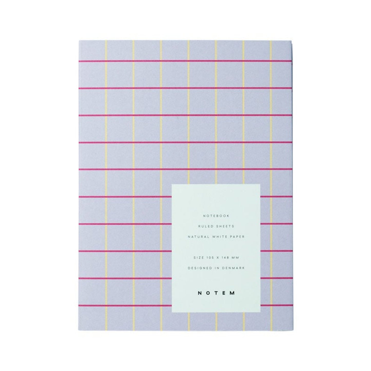 Uma Notebook Small: Lavender Check