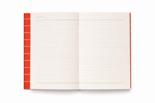 Uma Notebook Small: Orange Check