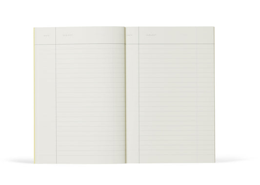 Vita Notebook Small: Green Stripes
