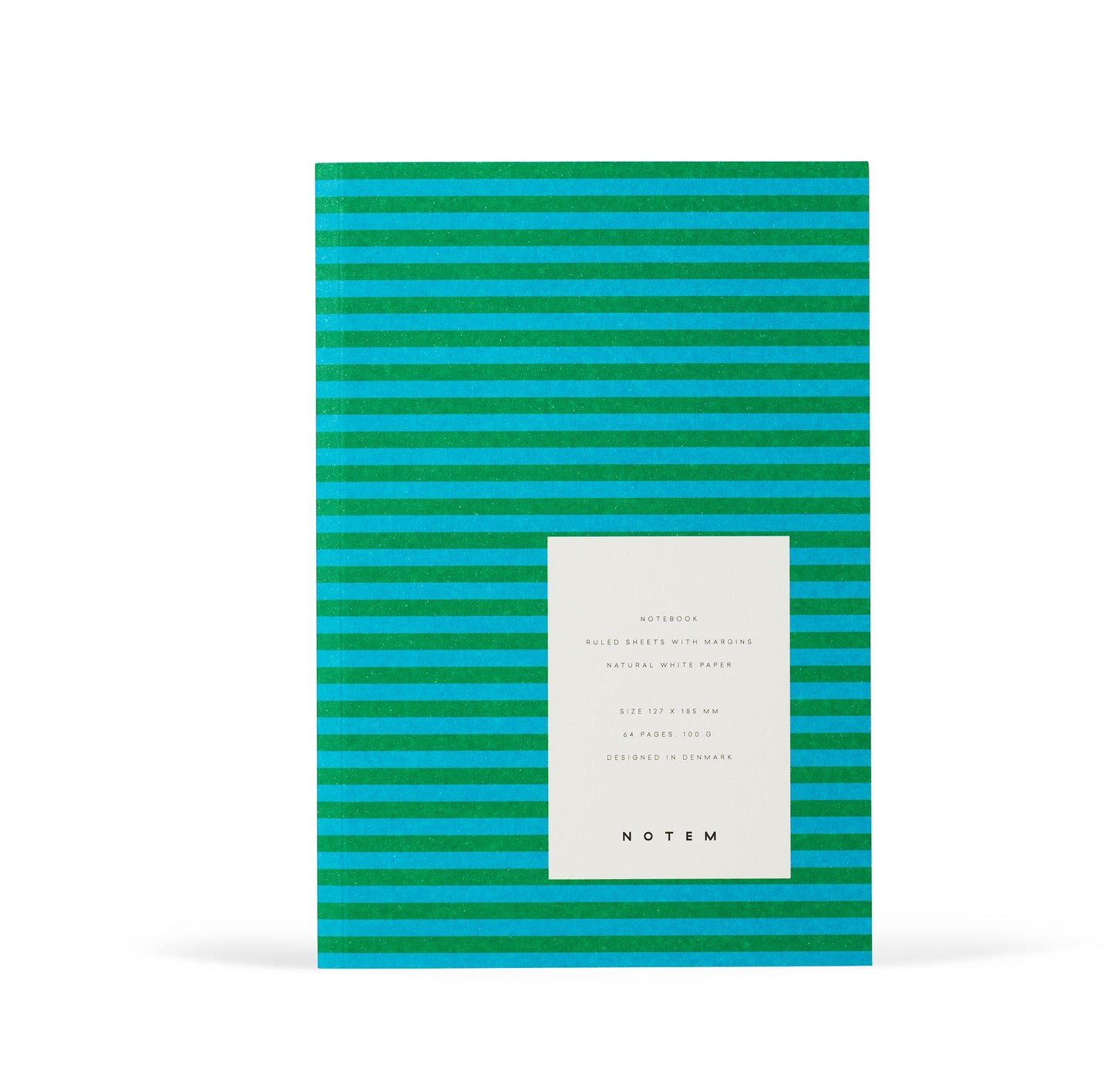 Vita Notebook Small: Green Stripes