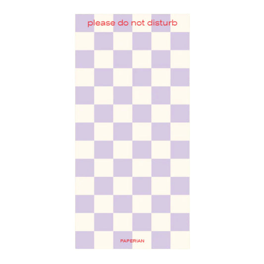 Checkerboard Notepad (MORE COLOURS)