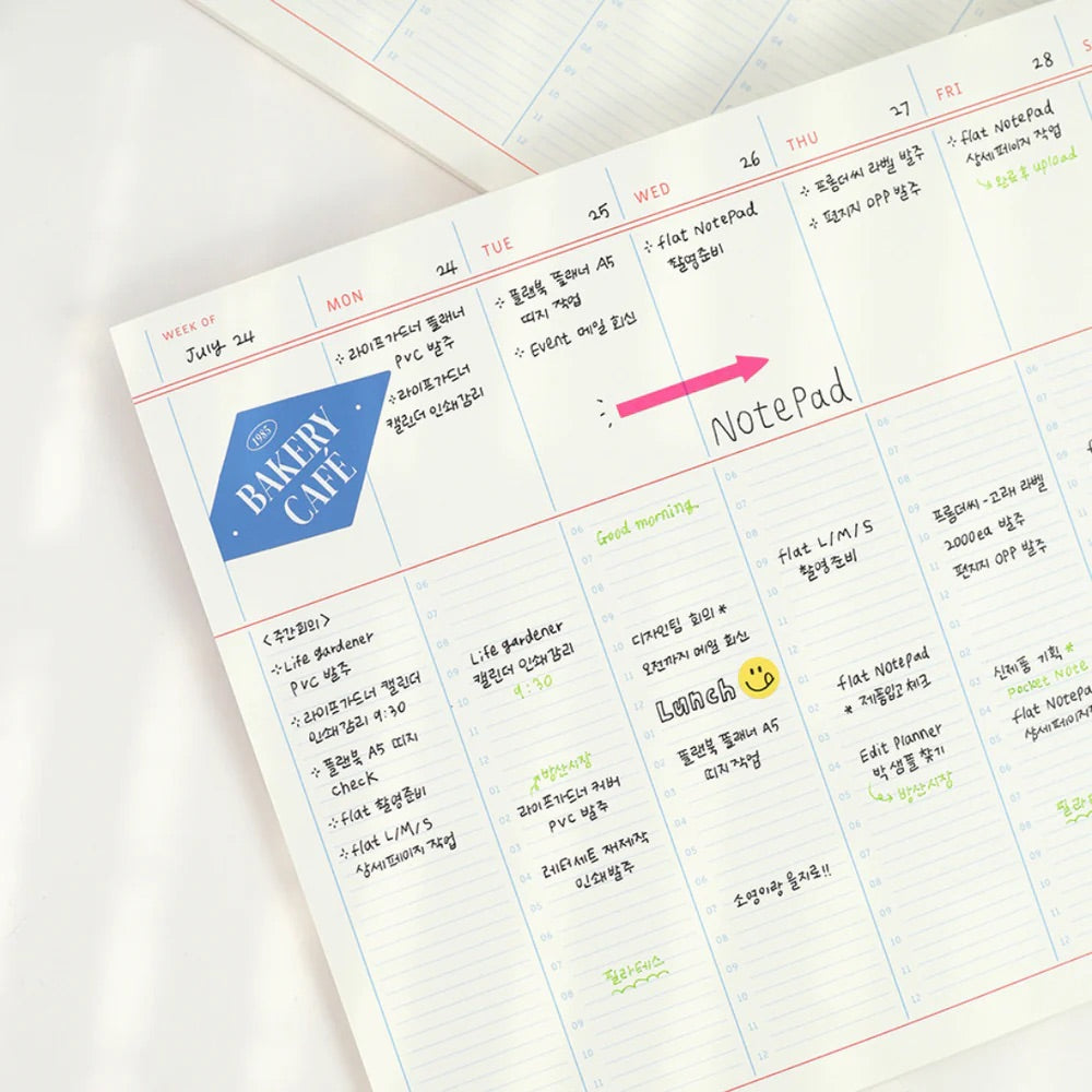 Paperian Flat A4 Notepad: Weekly Planner – The Stationer