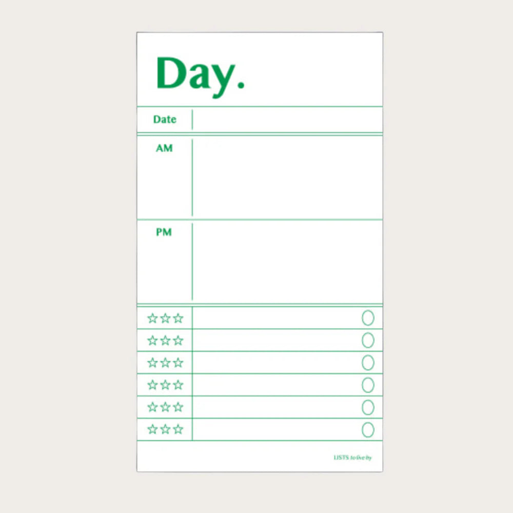Lists to Live By Memo Pads (4 LAYOUTS)