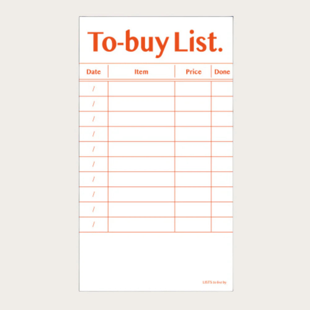 Lists to Live By Memo Pads (4 LAYOUTS)