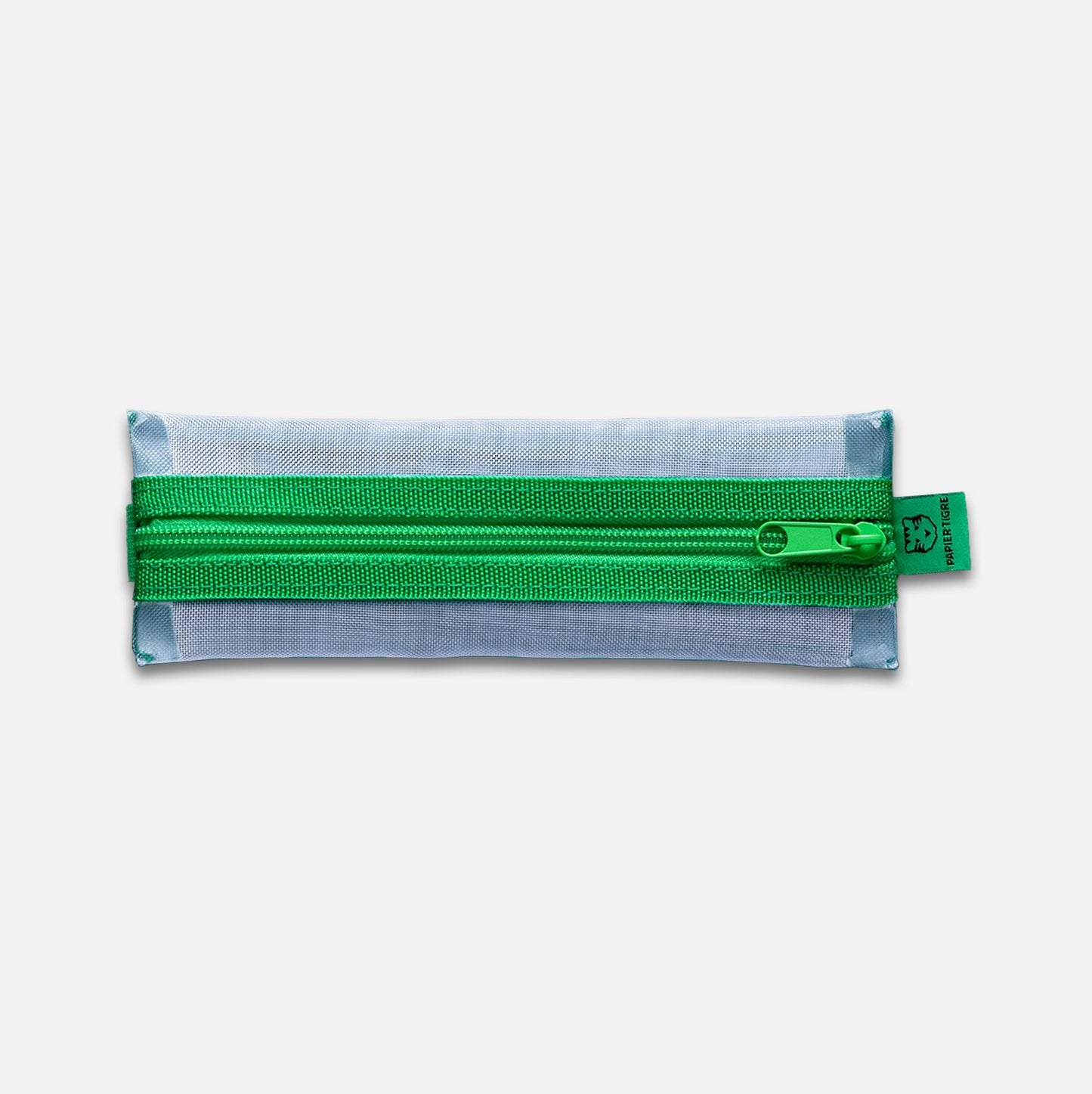 Mesh Pencil Case with Strap: Blue/Green