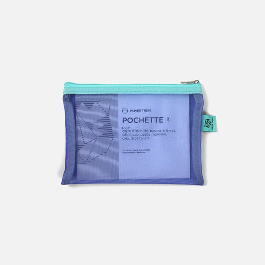 Mesh Pouch Small: Blue