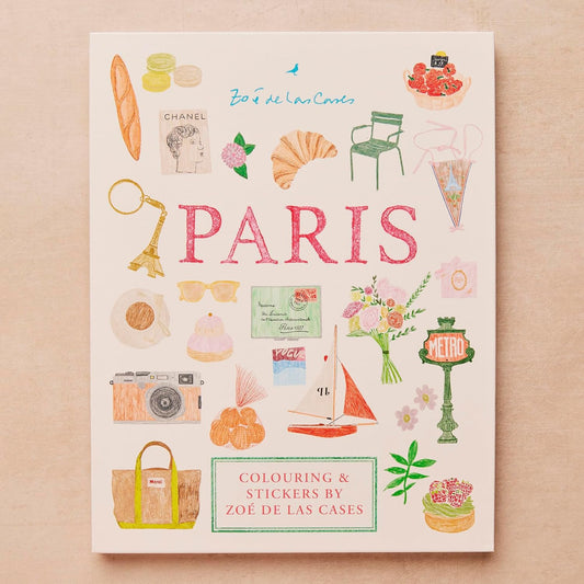 Paris: Colouring and stickers by Zoé de Las Cases