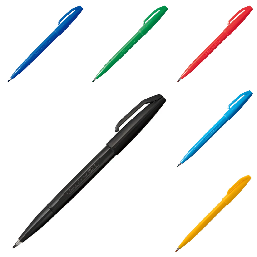 Pentel Sign Pen (various colours)