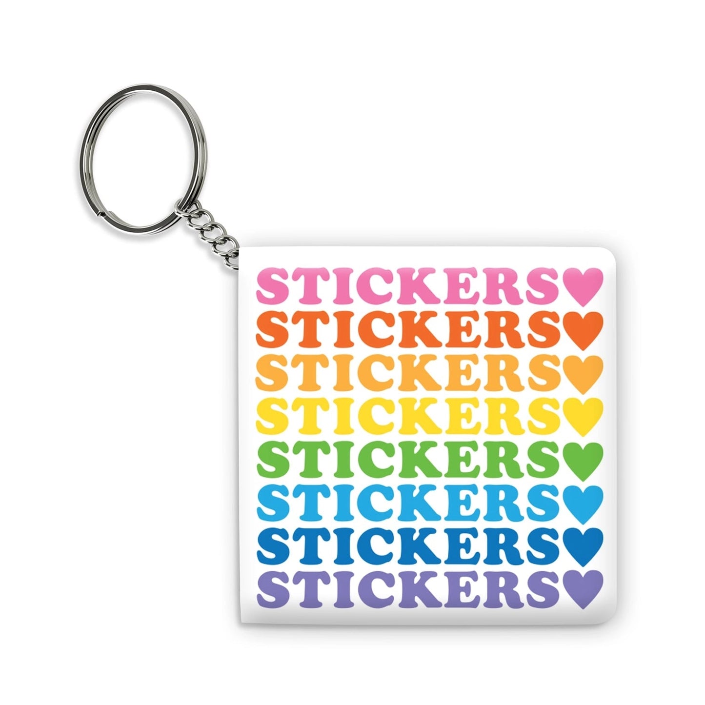 Sticker Keychain Pocket Full of Stickers Mini Sticker Book Keychain – The Stationer