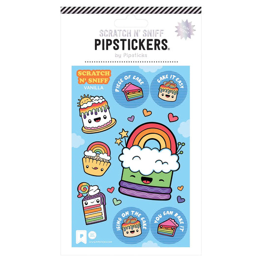 Pipsticks Cake That Scratch n Sniff Sticker Sheet