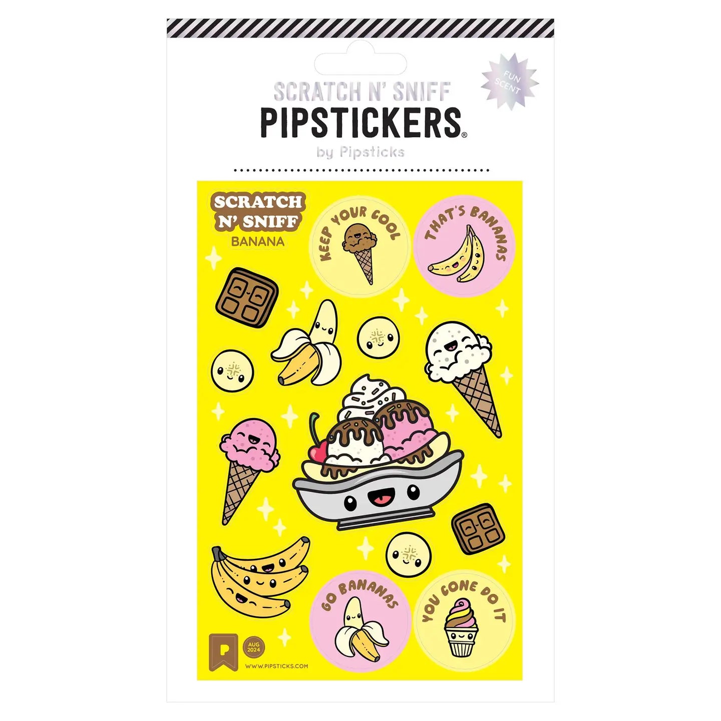 Pipsticks Split Decision Scratch n Sniff Sticker Sheet