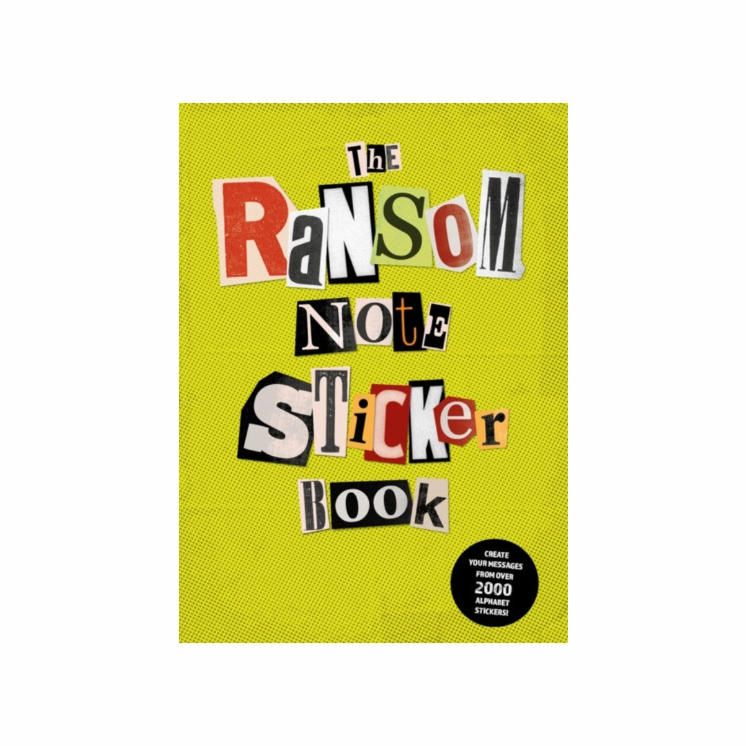 Clippie Ransom Note The Ransom Note Sticker Book – The Stationer