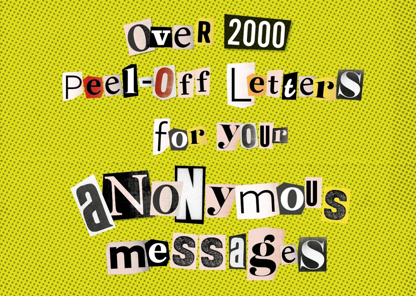 The Ransom Note Sticker Book β The Stationer