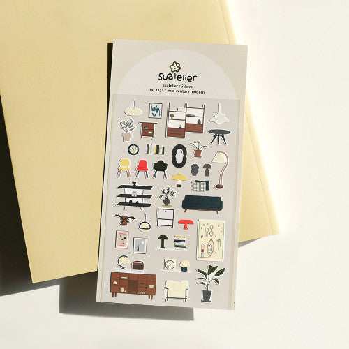 Sautelier Mid-Century Modern Stickers