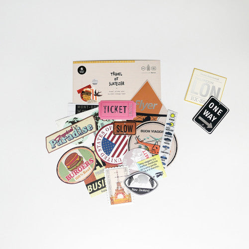 Sautelier Vintage Labels Travel Stickers