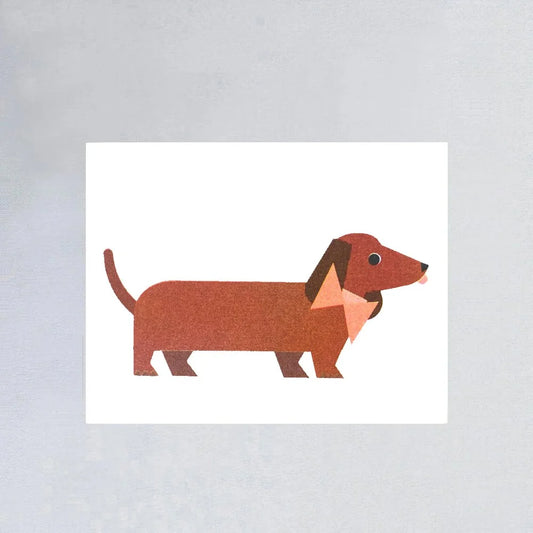 Dachshund Mini Card
