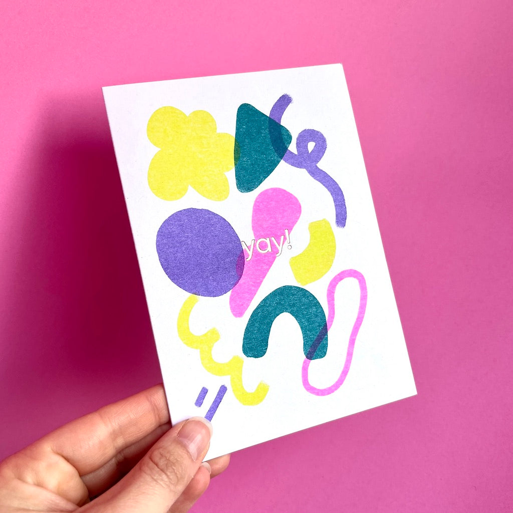 Yay! Card | Shape Sprinkles