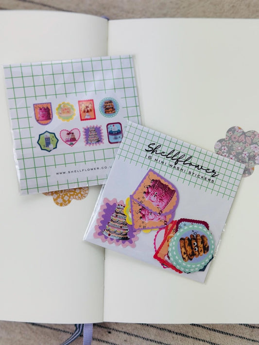 Washi Flake Mini Stickers: Food