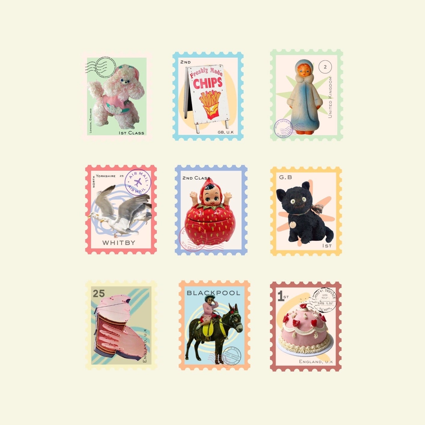 Washi Flake Mini Stickers: Stamps – The Stationer