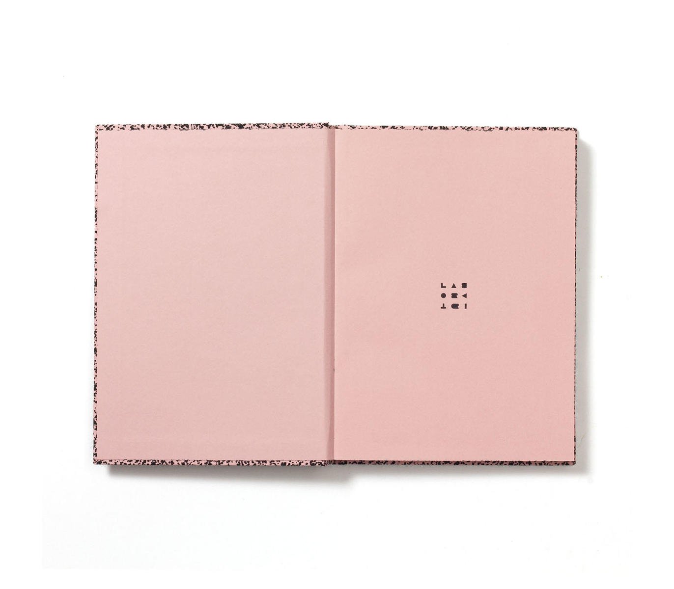 Spray Splash Notebook: Pale Pink