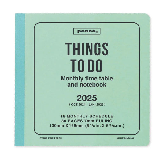 Things To Do Planner Diary 2025