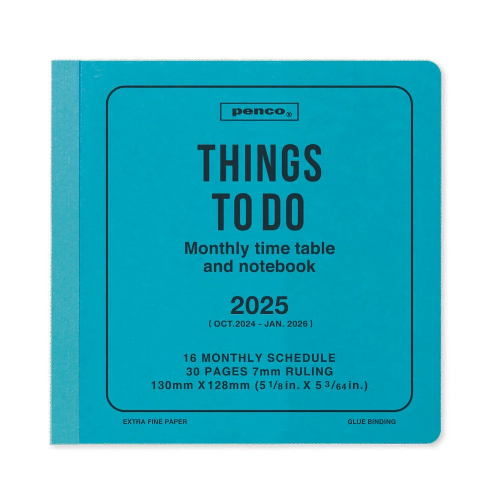 Things To Do Planner Diary 2025 (MORE COLOURS AVAILABLE)