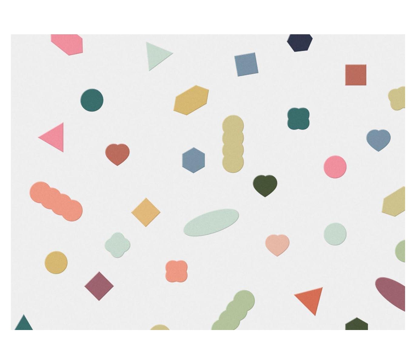 Trolls Paper Sticker Set: Mini Colour Shapes