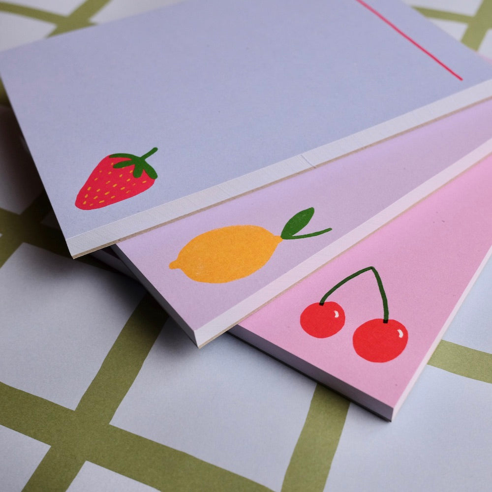 Tutti Frutti A6 Notepads (VARIOUS DESIGNS)