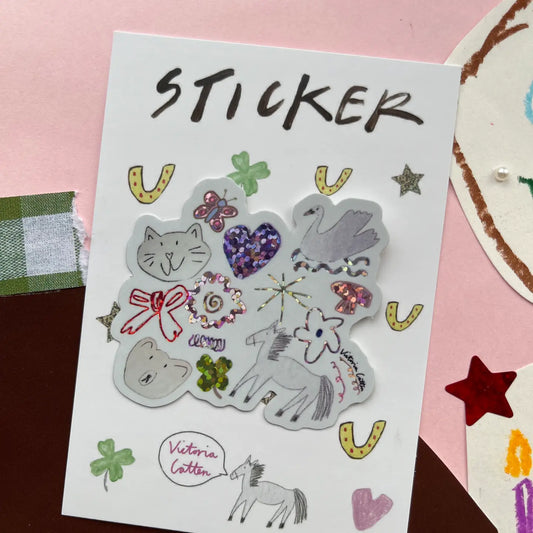 All The Animal Pals World Vinyl Sticker