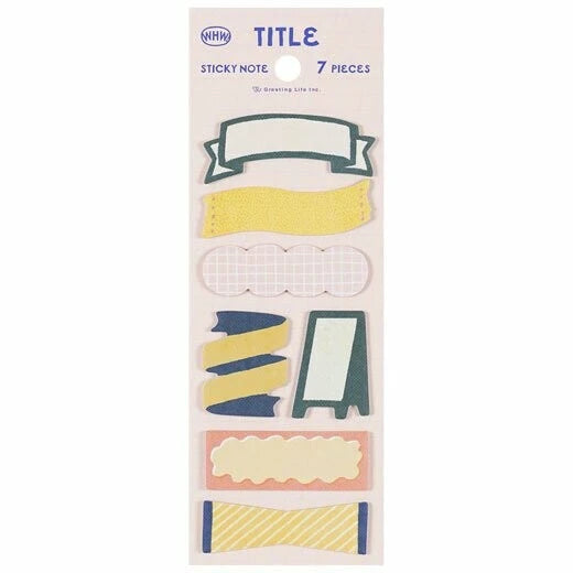 Title Sticky Notes