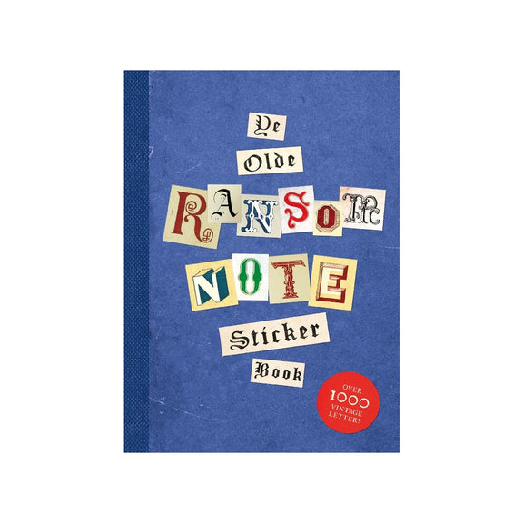 Ye Olde Ransom Note Sticker Book – The Stationer