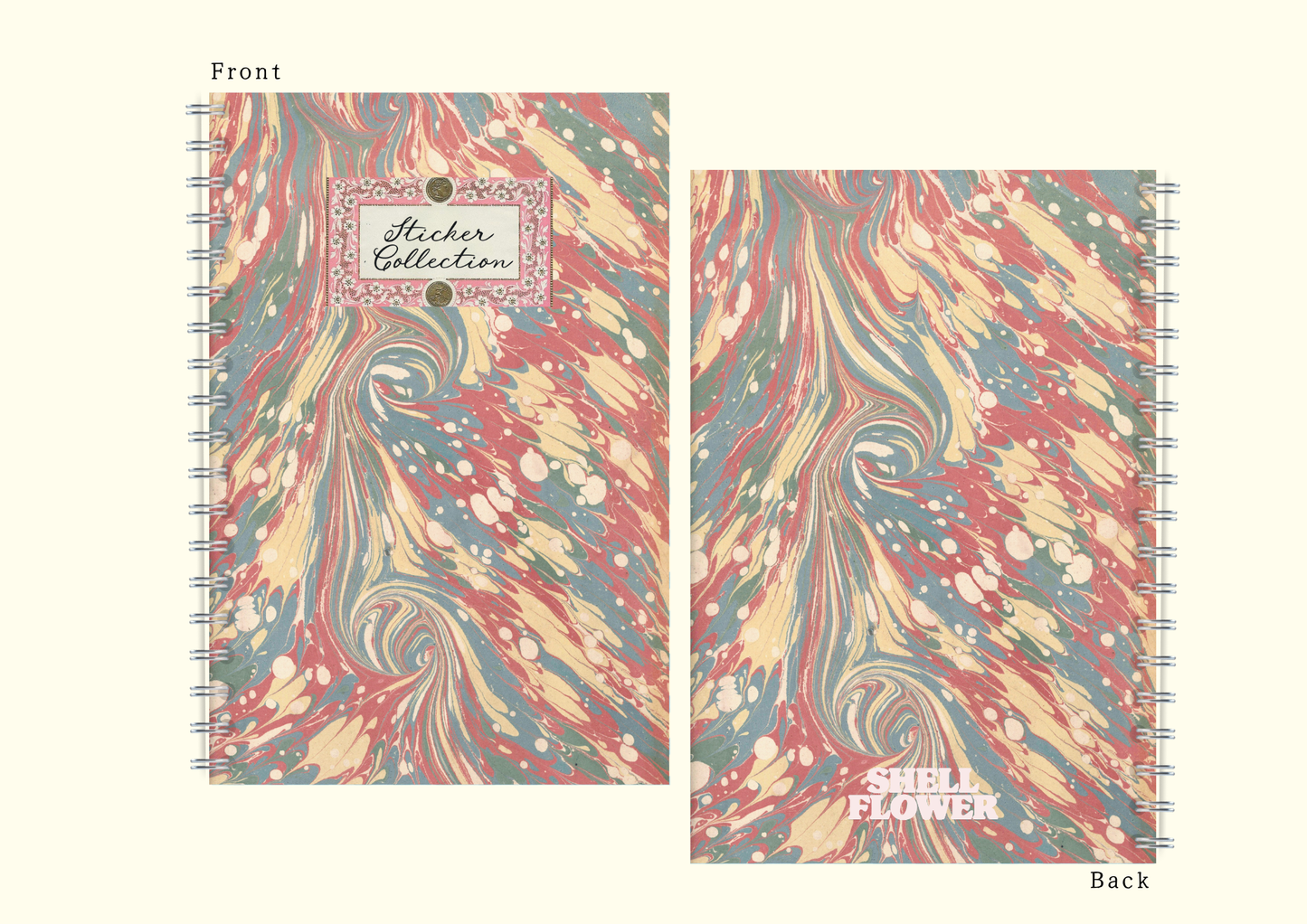 Sticker Keeper Book A5: Marble