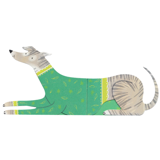 Fern, Long Doggo Shaped Extendable Card