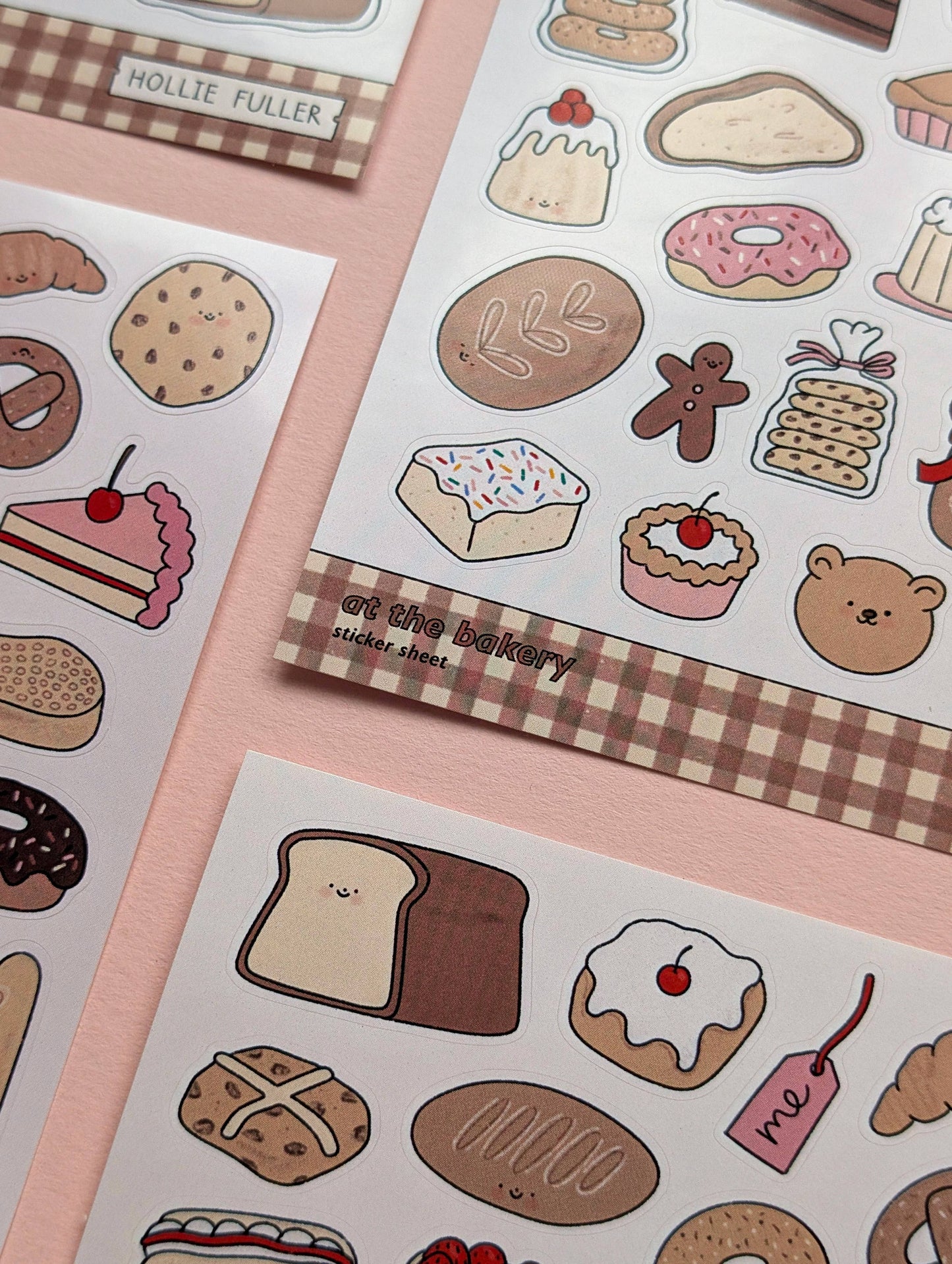 Hollie Fuller Mini Sticker Sheet - At The Bakery