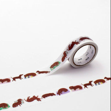 mt x Léa Maupetit Sausage Dog Washi Tape