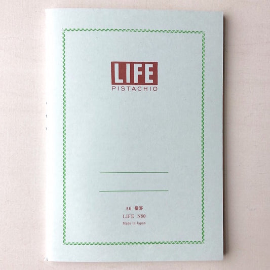 Life pistachio Notebook: A6