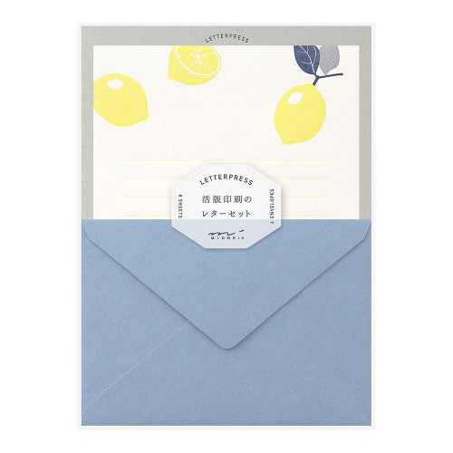 Midori Letter Set: Lemon