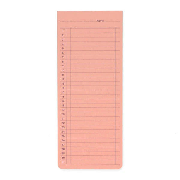 Sticky Memo Pad - Monthly Planner