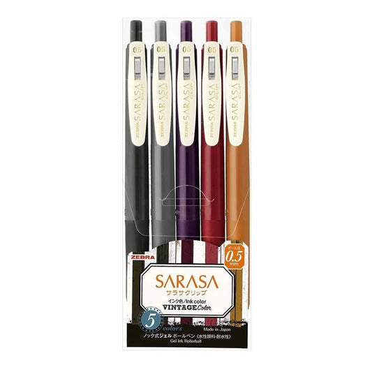 Sarasa Clip Vintage Color Pen Set (2 Variants)