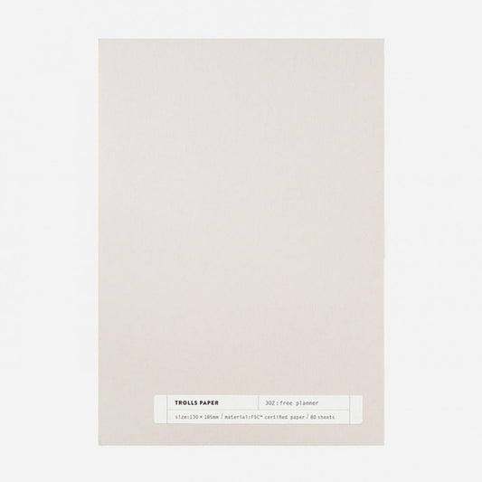 SECOND: Plain note 302 : Free planner