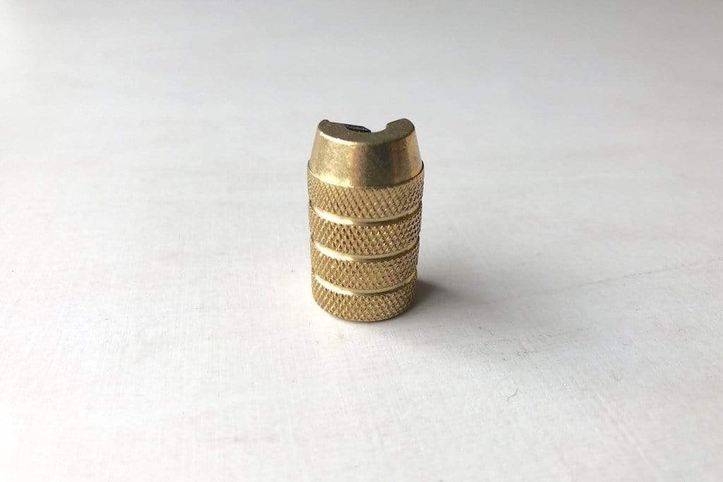 M+R Desktop Brass Sharpener - Grenade