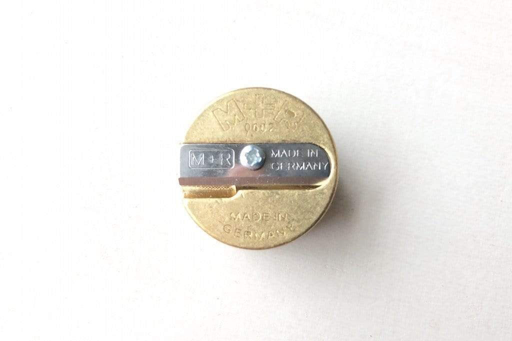 M+R Desktop Brass Sharpener - Round