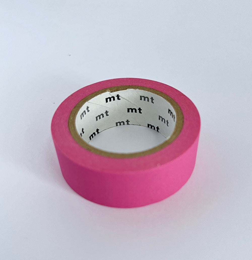 MT Casa Washi Tape Wide Masking Tape for Wall & Decor 50mm Shocking Pink 7M