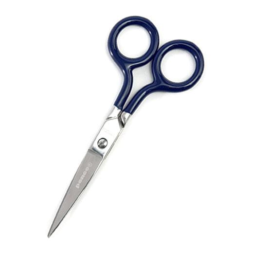 Penco Desktop Rubba Handle Scissors - 2" Blue